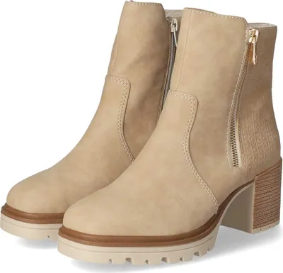 Produktbild von Rieker Damen Stiefeletten Beige Kunstleder  Größe: 41