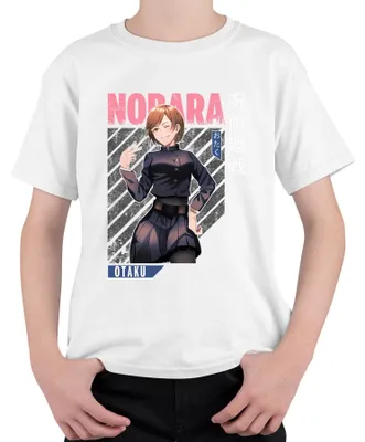 Produktbild von Nobara Jujutsu Kaisen Anime Ästhetik Otaku Geschenk Manga Vintage Kinder T-Shirt, Weiß, 140