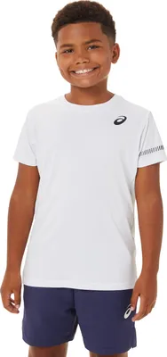 Produktbild von Asics Boys Tennis Ss Top - brilliant white