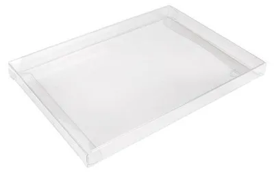 Produktbild von Klarsichtschachteln rPET 13.7x1.6x18.7 cm (25 Stück)