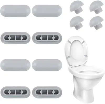 Produktbild von Toilettensitzdämpfer Kunststoff weiß
