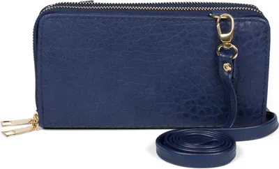 Zdjęcie produktu dla styleBREAKER damska mini torba 2 w 1 na ramię z ziarnistą powierzchnią, portfel, torba na telefon komórkowy, torba na ramię 02012364