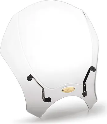 Image de Cache-vent transparent GIVI, dimensions 35x41 cm