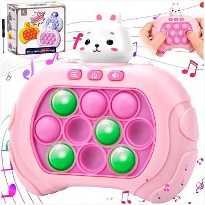 Produktbild von Doris Elektrisches Pop It Geschicklichkeitsspiel Antistress Kaninchen