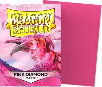 Image de Dragon Shield : Mat - Rose Diamant (100)