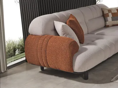 Produktbild von Sofa Design Modernes Wohnzimmer Set Sofagarnitur 3+1 Sessel Wohnzimmer Möbelset