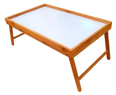 Produktbild von Klappbares Betttablett aus Holz 50 x 30 x 22 cm