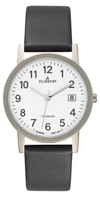 Produktbild von Dugena 4460326 Herren-Armbanduhr, Leder-Armband