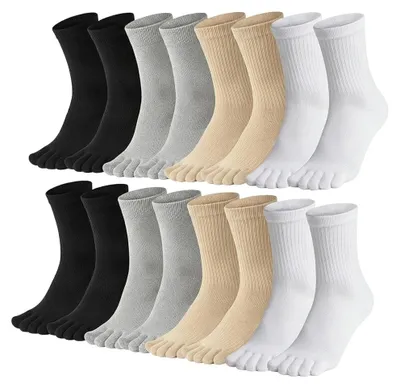 Produktbild von 8 Paar Zehensocken für Komfort und Stil