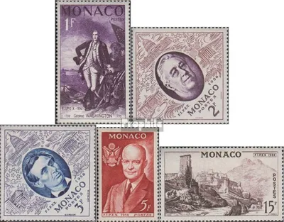 Produktbild von Briefmarken Monaco 1956 Mi 527-531 postfrisch FIPEX