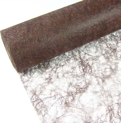 Produktbild von 25m Sizoflor ® Original Tischband Tischläufer 20cm, Farbe:schokobraun
