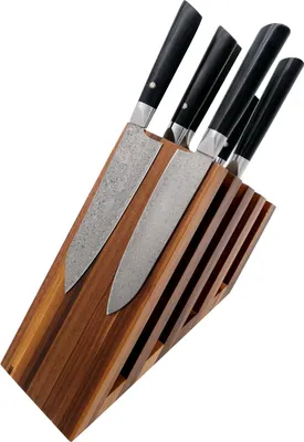 Produktbild von Zayiko hochwertiger magnetischer Messerblock Messerbrett Fächer Nussbaum für bis zu 14 Messer