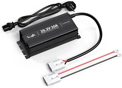 Zdjęcie produktu dla Acculader 24V LiFePO4 - Ładowarka litowa - Ładowarka akumulatorów - Ładowarka 24V - Ładowarka akumulatorów - 29,2V 20A