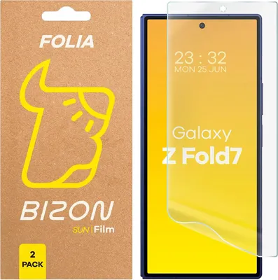 Produktbild von 2x Matte Folie für Galaxy Z Fold7, Bizon Glass Film Sun Duo