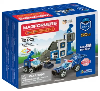 Obrázok produktu pre Magnetický set Magformers, Úžasný policajný set