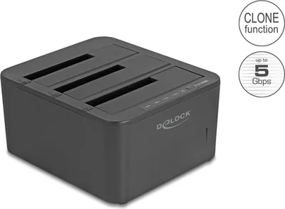 Immagine prodotto di Docking station USB per 3 HDD/SSD SATA con funzione di clonazione