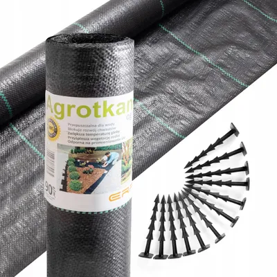 Zdjęcie produktu dla Agrotkanina agrowłóknina 90g 1,1x50m Antychwastowa