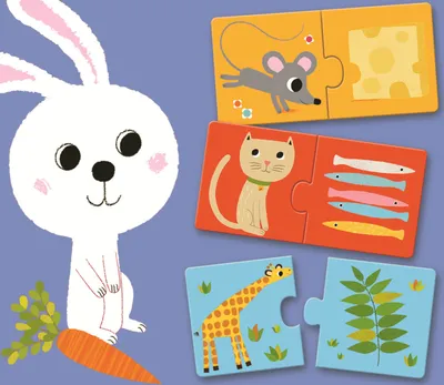Zdjęcie produktu dla Djeco Puzzle duo La masa - Zestaw dla dzieci