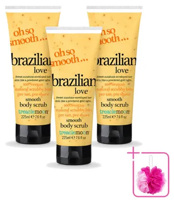 Obrázok produktu pre 3 x Peeling na telo Treaclemoon Body Scrub Brazilian Love - 225 ml - Balenie pozostávajúce z 3 kusov