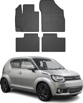 Immagine prodotto di 2016-2025 Suzuki Ignis tappetini in gomma nera 4 pz