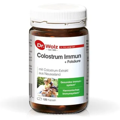 Zdjęcie produktu dla Kapsułki Colostrum Immune Dr.Wolz 125 kapsułek