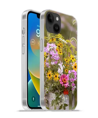 Produktbild von MuchoWow® Handyhülle Schutzhülle Hülle für Apple iPhone 14 Plus - Soft case Blumen - Gießkanne - Farbe Silikon Softcase Handy Hülle - Abbildung