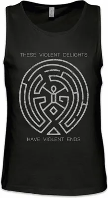 Produktbild von Urban Backwoods These Violent Delights, Ärmelloses T-Shirt, Farbe: Schwarz, Größe: 4XL