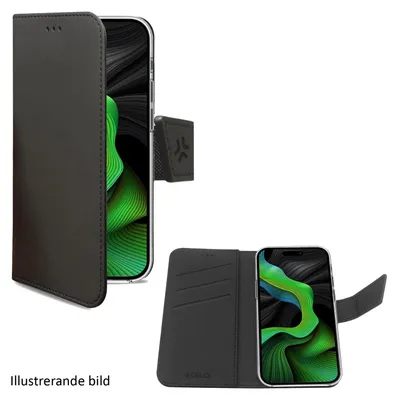 Obrázek produktu pro Celly WALLY1079, Peněženkové pouzdro, Apple, iPhone 16 Pro, 16 cm (6.3"), Černá