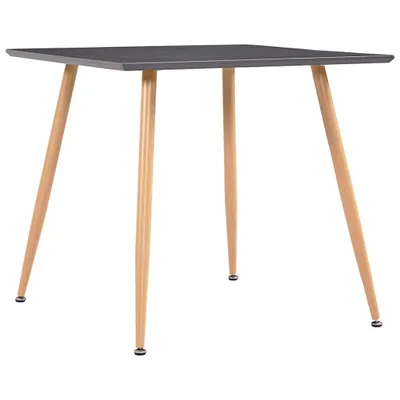Produktbild von The Living Store Esstisch Grau und Eichefarben 80,5x80,5x73 cm MDF