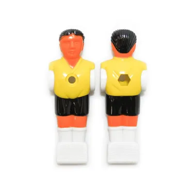 Produktbild von Kickerfiguren, Profi-Soccer Deluxe, für Kicker mit 16 mm Stangen, Farbe:gelb