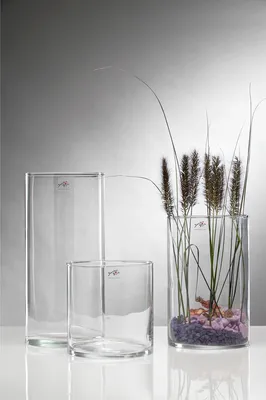 Image de Sandra Rich verre décoratif CYLI verre cylindrique rond H. 20cm D. 19cm clair Sandra Rich