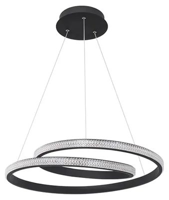 Immagine prodotto di Nova Luce Grania LED Lampada a sospensione Sandy-Nero