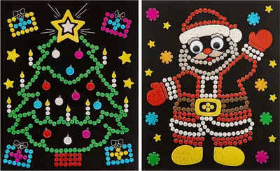 Image de Xmas Holografische Stippen Stickerset