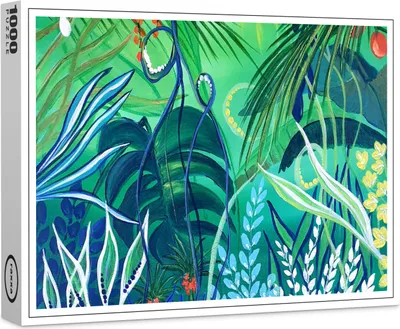 Image de puzzle premium raxxa "Green jungle II", 1000 pièces