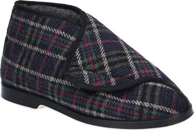 Produktbild von GBS Williams Großbritannien Herren Hausschuhe / Slippers / Hausstiefel mit Klettverschluss FS1165 (46 EUR) (Würfel)