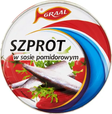 Obrázok produktu pre Szprot w sosie pomidorowym Graal 300 g
