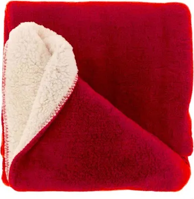 rote Kuscheldecke