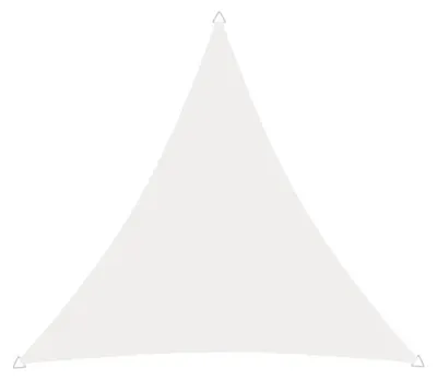 Produktbild von Sonnensegel Dreieck, 4x4x4m, weiß, wasserabweisend