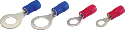Produktbild von 20er Set Ringkabelschuhe isoliert rot & blau
