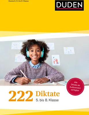Produktbild von 222 Diktate - 5. bis 8. Klasse
