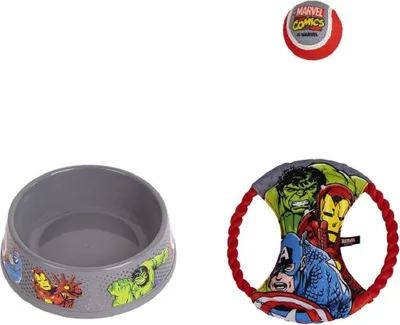 Immagine prodotto di Set regalo Marvel multi-composizione colorata per cani