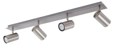 Produktbild von Lindby Deckenstrahler Joffrey, 80 cm, nickel, 4-flg., GU10