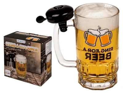 Produktbild von Bierglas mit Glocke, ca. 5 x 7 cm, Trinkgefäß