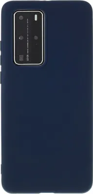 Immagine prodotto di Huawei P40 Pro Custodia del telefono cellulare Custodia in silicone Cover Custodia del telefono cellulare Bumper Blu opaco