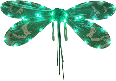 Produktbild von Feenflügel für Damen, leuchtendes Libellenflügel-Kostüm, leicht, atmungsaktiv, Verkleidungszubehör für Partys, Cosplay-Auftritte