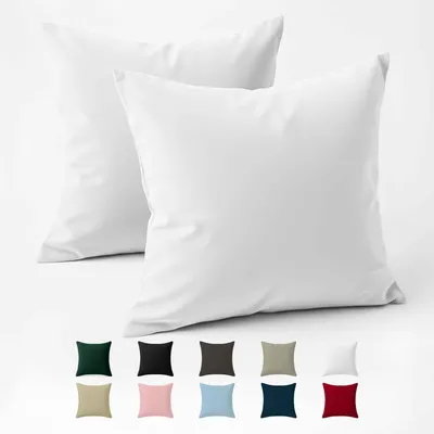 Image de Coussin de remplissage pour oreiller en coton renforcé, 80x80 cm (lot de 2)
