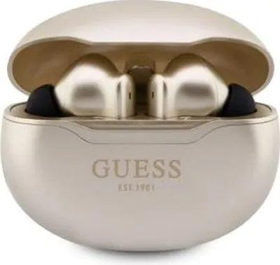 Produktbild von Guess True Wireless Classic EST BT5.3 - Słuchawki TWS + etui ładujące (złoty)
