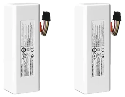 Immagine prodotto di Batterie per aspirapolvere robot, capacità 12800mAh, ricambio compatibile, confezione da 2