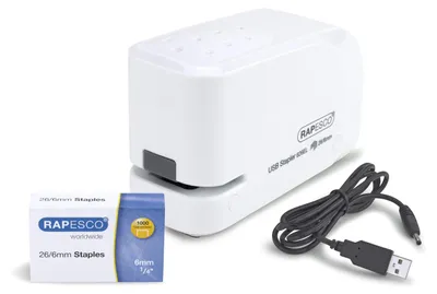 Produktbild von Rapesco 1453 Automatisches Heftgerät 626EL mit 1000 26/6mm Heftklammern