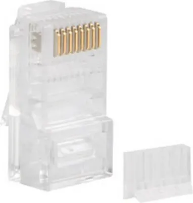 Obrázok produktu pre Lanberg PLU-6020, RJ-45, Priehľadná, Samec, Priamy, Plast, Cat6